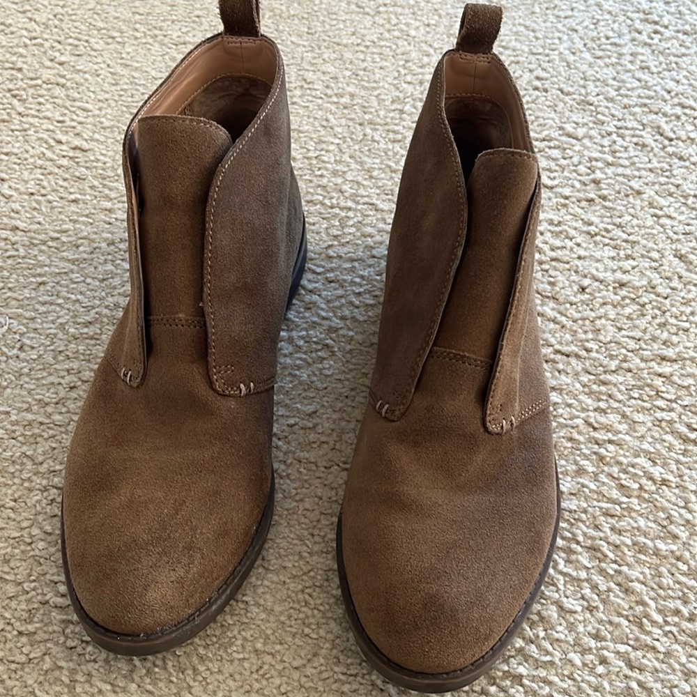 A pair of Franco Sarter flat low boots